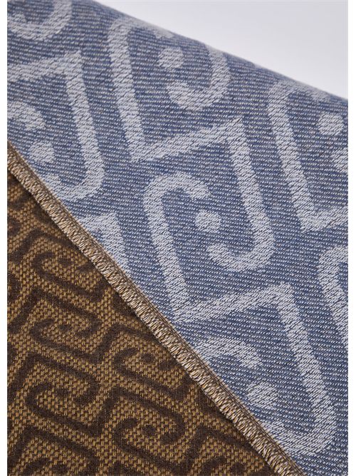 Stola monogram con frange LIU JO | 2F6031T2742/00737